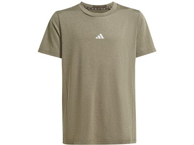 ADIDAS Kinder Shirt Training AEROREADY Heather Kids Grau