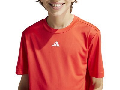 ADIDAS Kinder Shirt Train Essentials Logo Regular Fit Kids Rot
