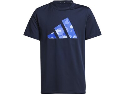 ADIDAS Kinder Shirt Train Essentials Seasonal Print Kids Blau