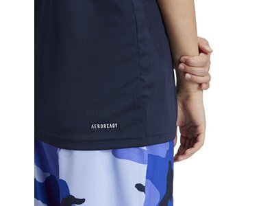 ADIDAS Kinder Shirt Train Essentials Seasonal Print Kids Blau