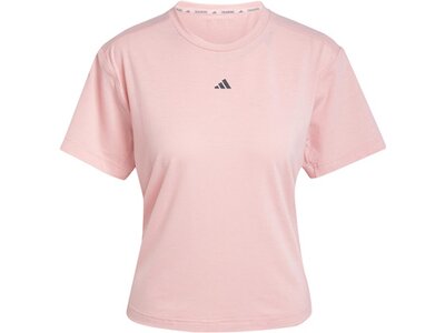 ADIDAS Damen Shirt Power Back-Cutout 3-Streifen pink