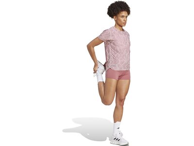 ADIDAS Damen T-Shirt Ultimate HEAT.RDY Engineered Running Rot
