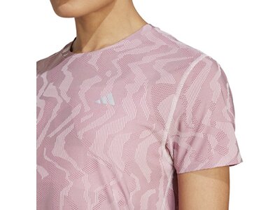 ADIDAS Damen T-Shirt Ultimate HEAT.RDY Engineered Running Rot