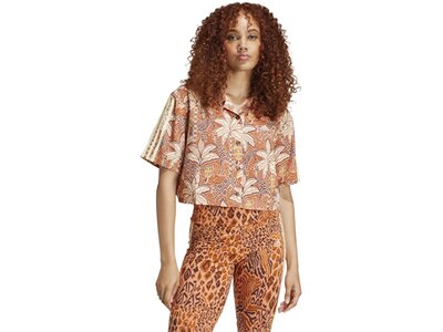 ADIDAS Damen Shirt FARM Rio Hemd Braun