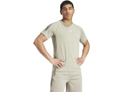 ADIDAS Herren Shirt Gym+ Training Brandlove Braun