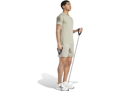 ADIDAS Herren Shirt Gym+ Training Brandlove Braun