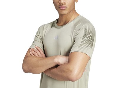 ADIDAS Herren Shirt Gym+ Training Brandlove Braun