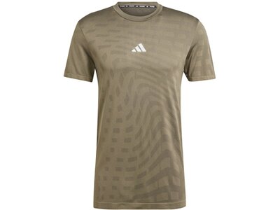 ADIDAS Herren Shirt Gym+ Training Seamless Grau