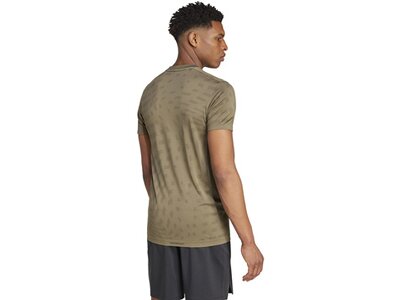 ADIDAS Herren Shirt Gym+ Training Seamless Grau