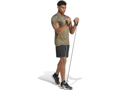 ADIDAS Herren Shirt Gym+ Training Seamless Grau