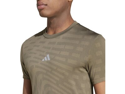 ADIDAS Herren Shirt Gym+ Training Seamless Grau
