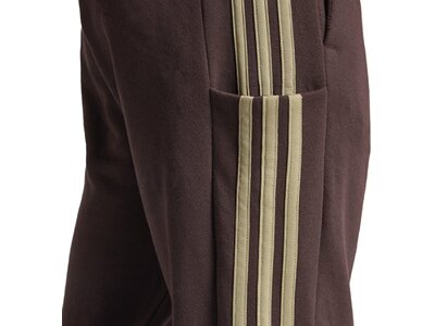 ADIDAS Herren Hose Essentials French Terry Tapered Cuff 3-Streifen (normal & lang) Grau