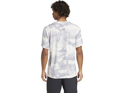 ADIDAS Herren Shirt Train Essentials Camo Allover Print Grau