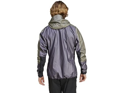 ADIDAS Herren Funktionsjacke Terrex Techrock Light Gore-Tex Active Grau