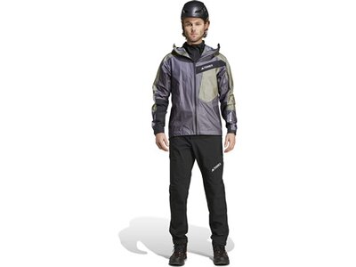 ADIDAS Herren Funktionsjacke Terrex Techrock Light Gore-Tex Active Grau