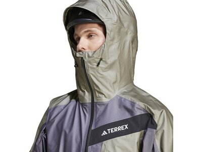 ADIDAS Herren Funktionsjacke Terrex Techrock Light Gore-Tex Active Grau