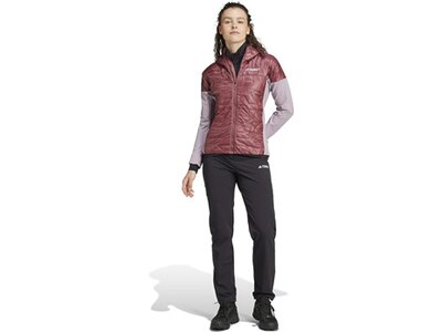 ADIDAS Damen Funktionsjacke Terrex Xperior Varilite Hybrid PrimaLoft Braun