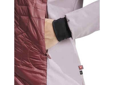 ADIDAS Damen Funktionsjacke Terrex Xperior Varilite Hybrid PrimaLoft Braun