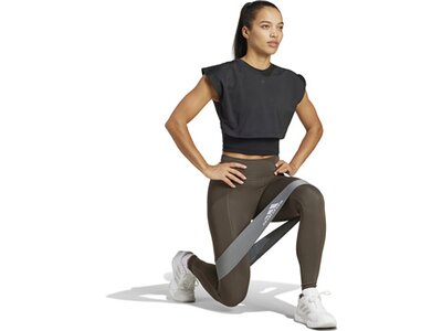 ADIDAS Damen Tight Optime Full-Length Braun