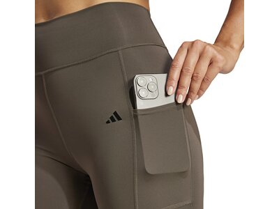 ADIDAS Damen Tight Optime Full-Length Braun