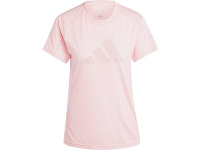 ADIDAS Damen Shirt Train Essentials Big Performance Logo Training Pink