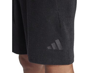 ADIDAS Herren Shorts Elevated ALL SZN Terry Loop Schwarz