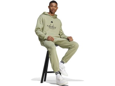 ADIDAS Herren Hose Brand Love French Terry Braun