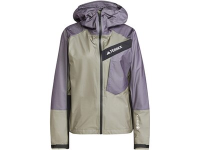 ADIDAS Damen Funktionsjacke Terrex Techrock Light GORE-TEX Active Grau