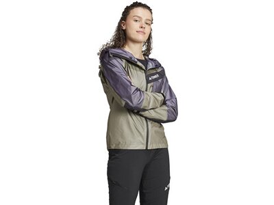 ADIDAS Damen Funktionsjacke Terrex Techrock Light GORE-TEX Active Grau