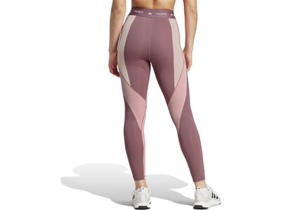 ADIDAS Damen Tight TECHFIT Colorblock Lila