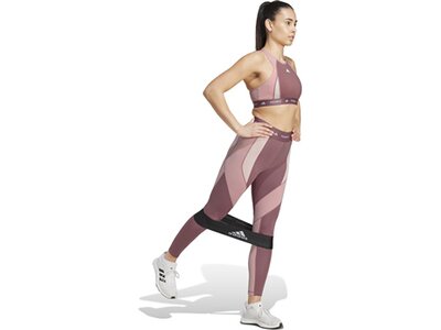 ADIDAS Damen Tight TECHFIT Colorblock Lila