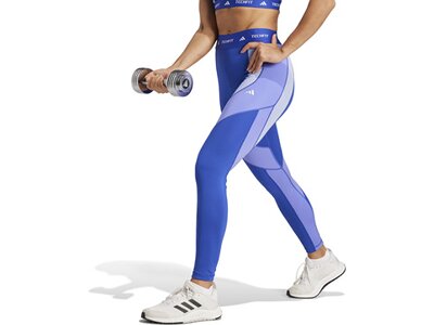 ADIDAS Damen Tight TECHFIT Colorblock Blau