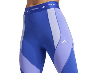 ADIDAS Damen Tight TECHFIT Colorblock Blau