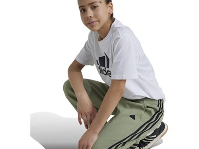 ADIDAS Kinder Hose Future Icons 3-Streifen Cotton Grün