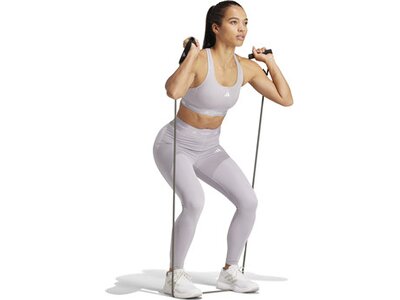 ADIDAS Damen Tight TECHFIT Silber