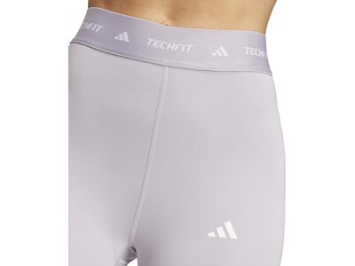 ADIDAS Damen Tight TECHFIT Silber
