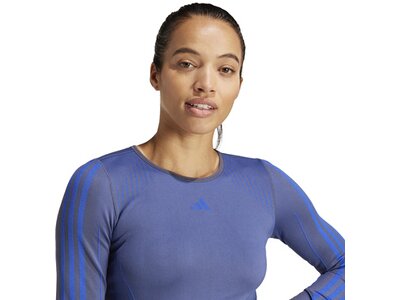 ADIDAS Damen Shirt Knit Blau