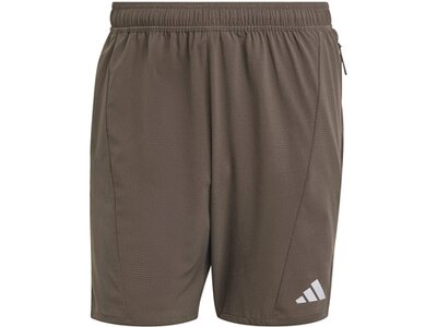 ADIDAS Herren Shorts Designed for Training HIIT Workout HEAT.RDY (Länge 7 Zoll) Braun