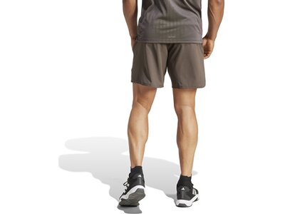 ADIDAS Herren Shorts Designed for Training HIIT Workout HEAT.RDY (Länge 7 Zoll) Braun