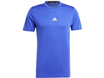 ADIDAS Herren Shirt Designed for Training HIIT Workout HEAT.RDY Blau