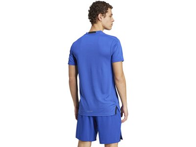 ADIDAS Herren Shirt Designed for Training HIIT Workout HEAT.RDY Blau