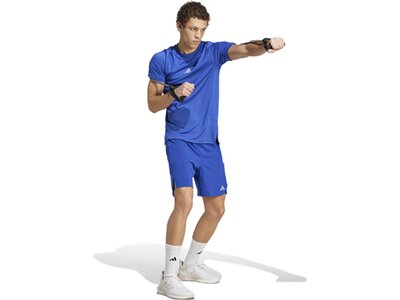 ADIDAS Herren Shirt Designed for Training HIIT Workout HEAT.RDY Blau