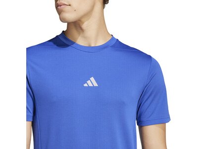 ADIDAS Herren Shirt Designed for Training HIIT Workout HEAT.RDY Blau