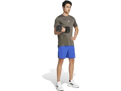 ADIDAS Herren Shirt Designed for Training HIIT Workout HEAT.RDY Braun