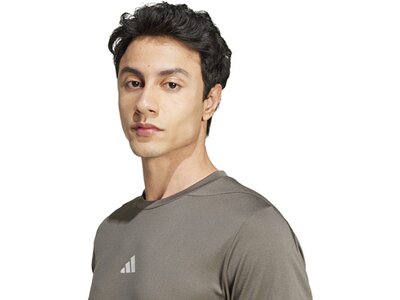 ADIDAS Herren Shirt Designed for Training HIIT Workout HEAT.RDY Braun