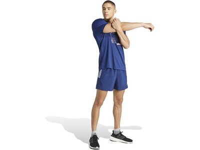 ADIDAS Herren Shorts Own The Run (Länge 5 Zoll) Blau