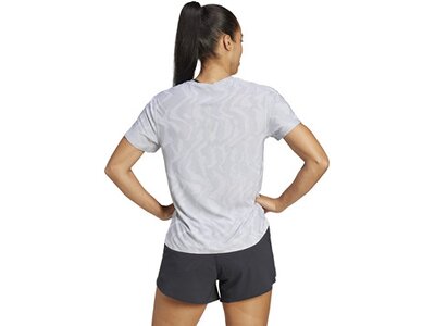 ADIDAS Damen T-Shirt Ultimate HEAT.RDY Engineered Running Grau