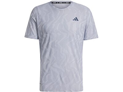 ADIDAS Herren T-Shirt Ultimate HEAT.RDY Engineered Running Silber