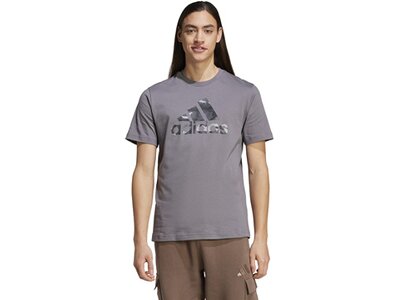 ADIDAS Herren Shirt Camo Badge of Sport Graphic Grau