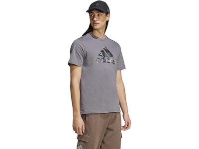 ADIDAS Herren Shirt Camo Badge of Sport Graphic Grau